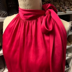 Ann Taylor Loft tie neck blouse.